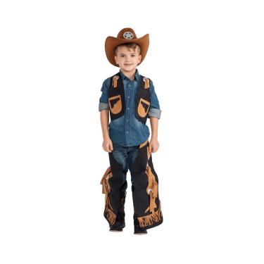 Imagem de Costume Dress Up America Cowboy para meninos - conjunto de calças e coletes