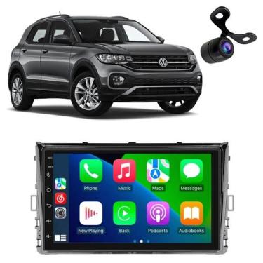 Imagem de Kit Central Multimídia VW T-Cross Android Auto Carplay GPS - Autovex