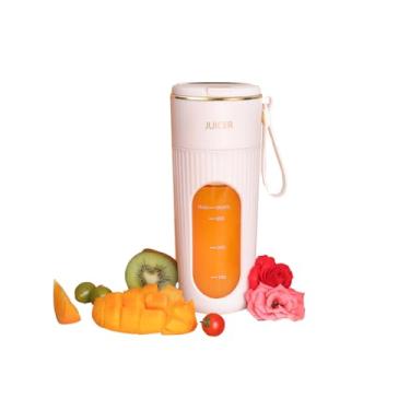 Imagem de Personal Blender for Smoothies and Shakes,12 oz de misturador de gelo sem fio com 14 lâminas,Portable Juicer Cup com Digital Display,USB Rechargeable Travel Mixer para Cozinha (White)