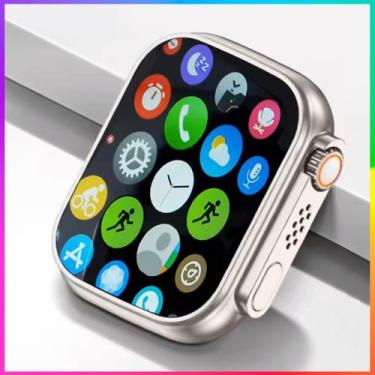 Imagem de SmartWatch T800 Ultra Preto Chamadas Esportes Notificações Botão scrol