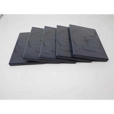 Imagem de Estojos de jogos PlayStation 2 PS2, pacote com 5, preto autêntico