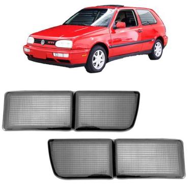 Imagem de PAR Aplique Dianteiro VW Golf ALEMÃO GL / GLX 94 95 96 97 98 Fumê - Mi