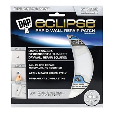 Imagem de DAP 7079809161 Remendo de parede de eclipse reparador, 5 cm, transparente, pacote com 4, branco