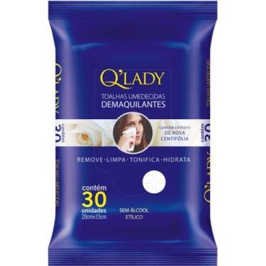 Imagem de Toalha Umedecidas Demaquilantes Q'Lady - 30 unidades - Toallitas