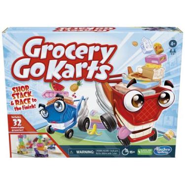 Imagem de Jogo de Tabuleiro Hasbro Gaming Grocery Go Karts - Para Crianças