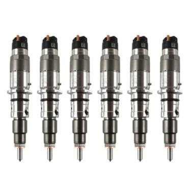 Imagem de IMELBUFF 0445120231 0445120059 5263262 4945969 6754-11-3012 Injetor de trilho comum pacote com 6 para motor Cummins QSB4.5 QSB5.9 QSB6.7 Komatsu PC200-8 PC220 -8 PC230-8 PC270-8 Escavadeira