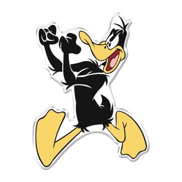 Imagem de Adesivo Decorativo Em Relevo Fácil Aplicação Daffy Duck -patolino Cor Branco