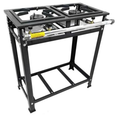 Imagem de Fogão Industrial 2 Bocas Mr Fogões 30X30 Alta Pressão P7