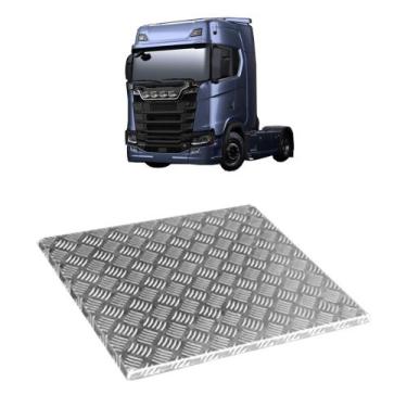 Imagem de Protetor Caixa de Bateria para Scania NTG 2020 Alumínio - Fabbof