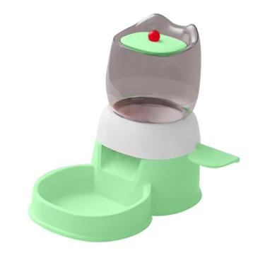 Imagem de IEUDNS Alimentador automático para animais de estimação, dispensador de água para comida de gato, alimentador de 2 litros para cães e gatos, dispensador, Verde