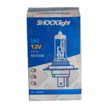 Imagem de Lâmpada halogena standart h4 p43t - 12v 60/55w - sl-120004 - SHOCKLIGH