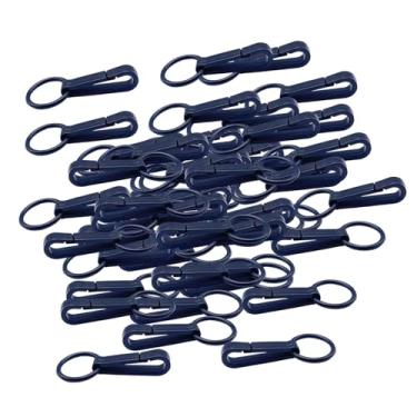 Imagem de oshhni 50 peças de ganchos de corda elástica para pendurar cortinas de chuveiro, acessórios, ganchos para toldos, aplicações domésticas ao ar livre, oficinas, O Ring