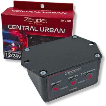 Imagem de Central controladora digital para strobo led urban zendel 12v e 24v 7 