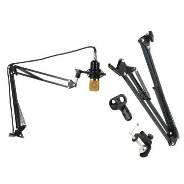 Imagem de Pedestal Suporte Mesa Articulado Para Microfone Podcast Nb35 - jiaxi