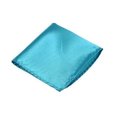 Imagem de Lenço de Bolso Masculino Vintage - Quadrado, Sólido e para Padrinhos d
