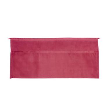 Imagem de Avental de comprimento total profissional aprovado pelo chef com três bolsos frontais | Alça ajustável e resistente à água para funcionários de cozinha de chef | 30,5 cm L x 61 cm P, unissex, bordô