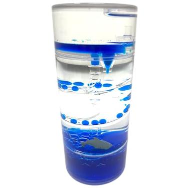 Imagem de WARM FUZZY Brinquedos Quentes E Peludos (1) Temporizador Espiral De Tubarão - Bolhas Movimento Líquido 3 Minutos Para Crianças Ampulheta Gotas Caixa Prêmios Sensoriais Fidget, Pta, Presentes Natal