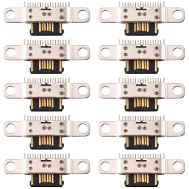 Imagem de YUNCHAO Acessórios telefônicos Para Meizu Note 9 10pcs de carregamento do conector da porta Substituição do telefone celular