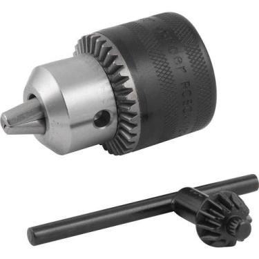 Imagem de Mandril com chave 1/2" x 20 fios capacidade 1,5 a 13 mm - Vonder