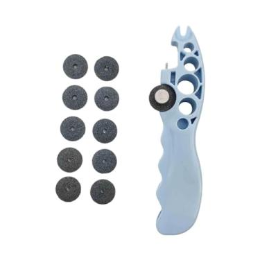 Imagem de Fenteer Abridor de Garrafa em Formato de Peixe, Dispositivo para Frascos de Vidro, Azul claro