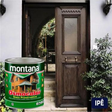 Imagem de Stain Hidrorrepelente Proteção Madeiras Montana 900ml Cores, Ipê