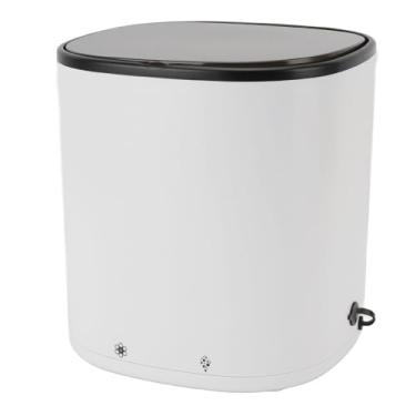 Imagem de Luocute Máquina de Lavar Portátil, Pequena Lavadora de Roupas para Roupas íntimas Roupas Infantis Com Cesta de Drenagem Leve Azul para o Apartamento Em Casa (WHITE)