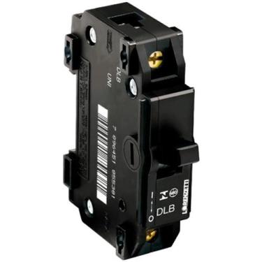 Imagem de Disjuntor Lorenzetti Dlbe Nema 15A - Fixação DIN e Bolt-on, Preto