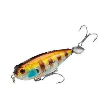 Imagem de Isca de Pesca Flutuante 8.8g 55mm - Hélice Popper com Rotação de Cauda