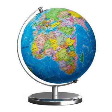 Imagem de World Globe Waldauge iluminado de 9 polegadas com suporte para criança