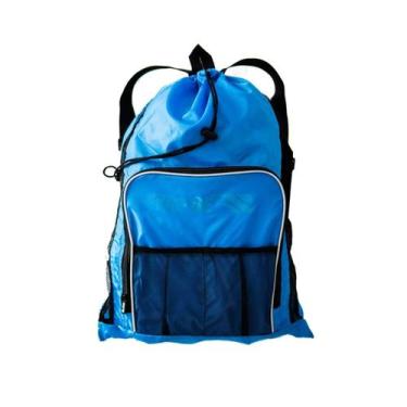 Imagem de Mochila sacola azul 40L Tryde Transporte Molhados Natacao
