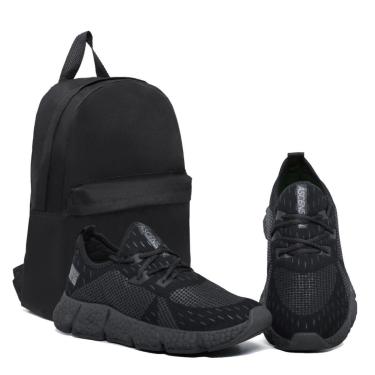 Imagem de Combo Tênis Masculino Esportivo Com Mochila Perfeito para Caminhar, Treinar e Usar no Dia a Dia-Masculino