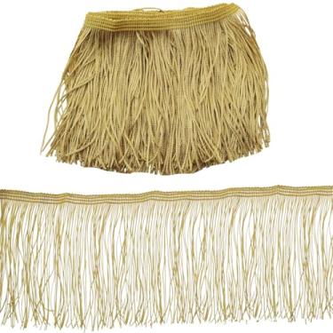 Imagem de XGNG 1 rolo 10 jardas franja borla acabamento de franjas de poliéster dança latina para roupas DIY saia bainha acessórios decorativos abajures cortinas de cabeceira