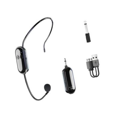 Imagem de Colaxi Microfone de ouvido portátil 2 em 1, amplificador de voz, sistemas de microfone recarregáveis ​​destacáveis, amplificador de de fone de ouvido para