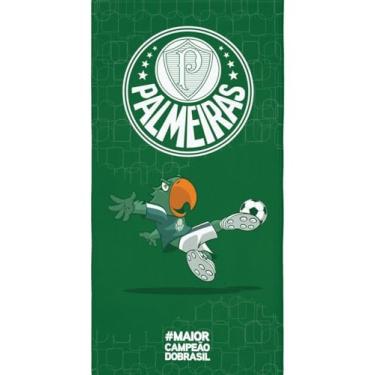 Imagem de Toalha De Banho Lepper Aveludada Estampada Times De Futebol (Palmeiras)