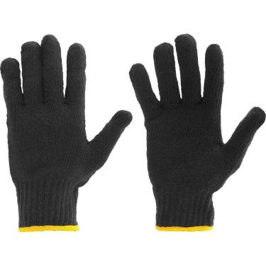 Imagem de Luva De Malha 3 Fios Lmv 3 Preta Encartelada Vonder