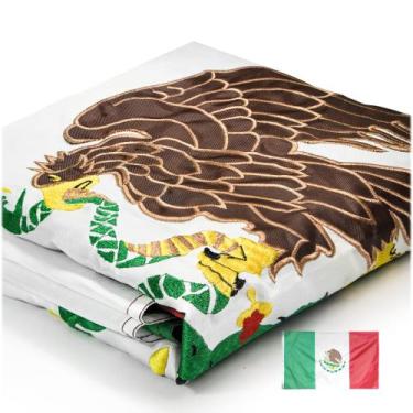 Imagem de Bandeira Anley EverStrong Series Mexico 90x150cm Bordada em Nylon