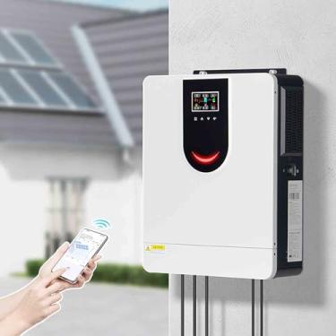 Imagem de CNAOHGHN Inversor Solar HíBrido De 1,0 Kw A 6,2 Kw, 12 V/24 V/48 V Cc Para 230 V Ca, Onda Senoidal Pura, Off-Grid, Com Carregador Solar Mppt Para Trailers E Trailers DoméSticos