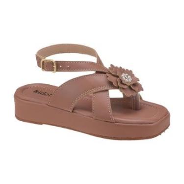 Imagem de Sandália Flat Plataforma Infantil com Flor Kidstep-Feminino