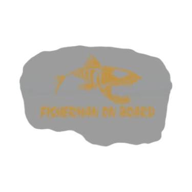 Imagem de Adesivos Criativos E Engraçados De Esqueleto De Pescador Em Barco, Alt