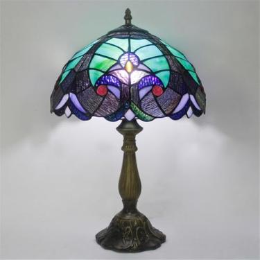 Imagem de Retro Luxo Americano Criativo Vidro Colorido Led Luz De Mesa, Iluminação Para Sala De Estar Estúdio Quarto Villa Hotel Decoração (Estilo 33)