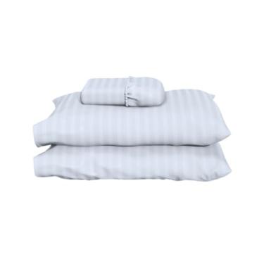 Imagem de Conjunto De Roupa De Cama Em AlgodãO Microescovado PadrãO,Conjunto De Roupa De Cama Queen Box 3 PeçAs, DisponíVel Nos Tamanhos Solteiro, Casal, Queen E King. (Cinza Prateado,Queen (3 Peças))