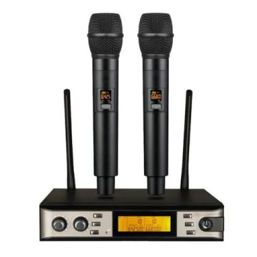 Imagem de Microfone sem Fio Profissional Kadosh K-402 Duplo (Anatel ) - K-audio