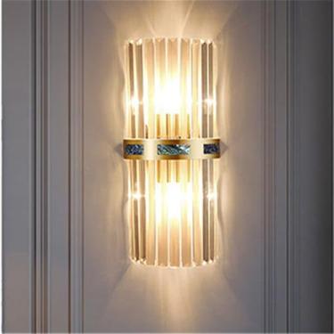 Imagem de Lâmpada De Parede LED Moderna De Cristal Luxo - Decoração De Arte Fashion Para Sala De Estar, Quarto, Villa, Hotel, Escadaria E Corredor (Estilo 14 D D20H45CM)
