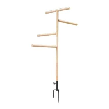 Imagem de ShengQuanHao Brinquedo de Poleiro de Galinha para Galinheiro, Suporte de Poleiro de Galinha, Plataforma Externa, para Montar E Limpar, Poleiro de em Pé