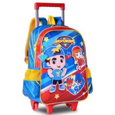 Imagem de Mochila Escolar Infantil Rodinha Aventureiros LuccasNeto - Luxcel