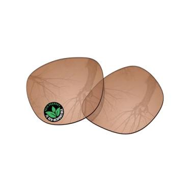 Imagem de Raydi Lentes de reposição de policarbonato para óculos de sol RayBan Meta Wayfarer RW4008 53 mm - marrom - não polarizado