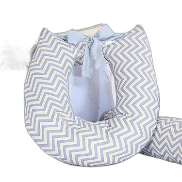 Imagem de Almofada Amamentação 55x55cm - 100% Algodão - Conforto