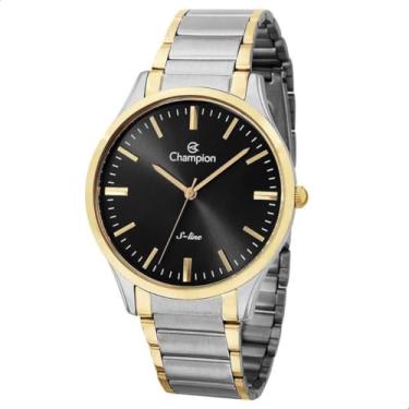 Imagem de Relógio De Pulso Masculino Champion Bicolor Analógico Slim Cn21069p