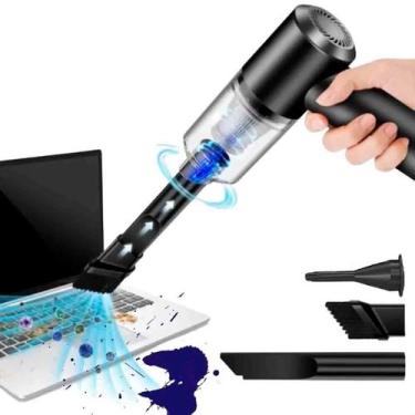 Imagem de Mini Aspirador Doméstico Portátil Recarregável Limpeza - Relet