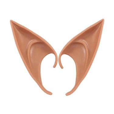 Imagem de Brincos femininos góticos fofos de fada orelhas de elfo acessórios Cos Photography ear cuff joias